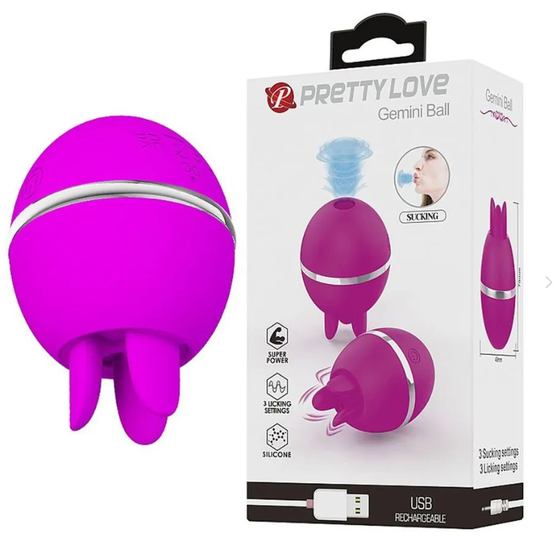 Pretty Love Gemini Ball Estimulador de Clitóris com 7 Modos de Vibração