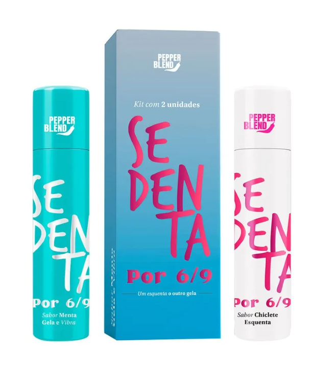 Sedenta Por 69 Kit Gela, Vibra e Esquenta